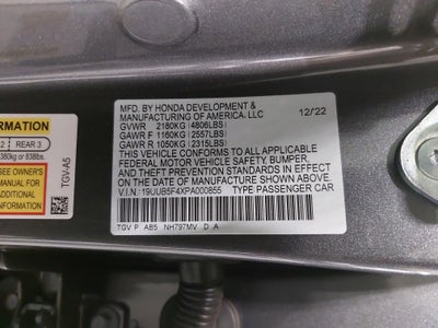 2023 Acura TLX w/Technology Package