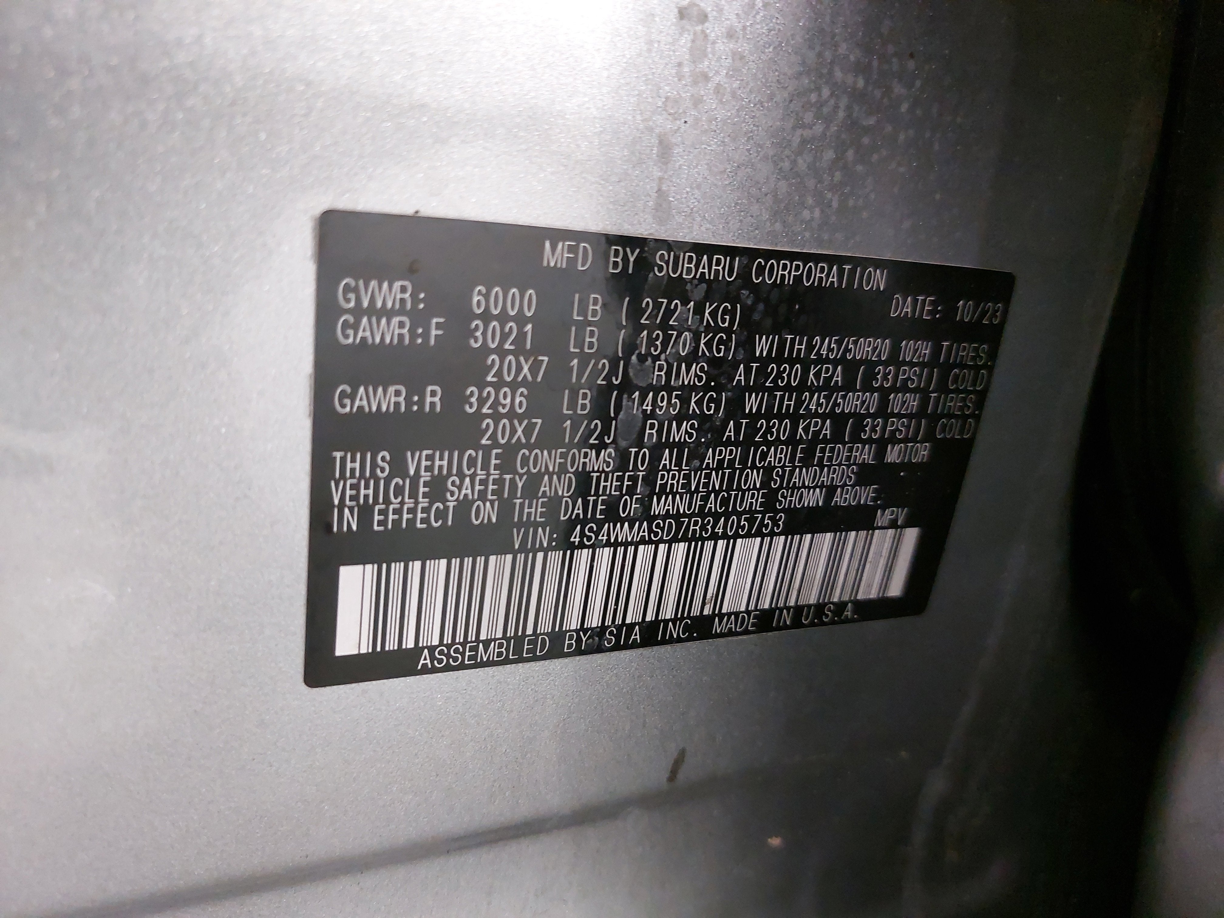 2024 Subaru Ascent Limited