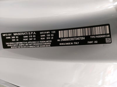 2026 Maserati GranCabrio Trofeo