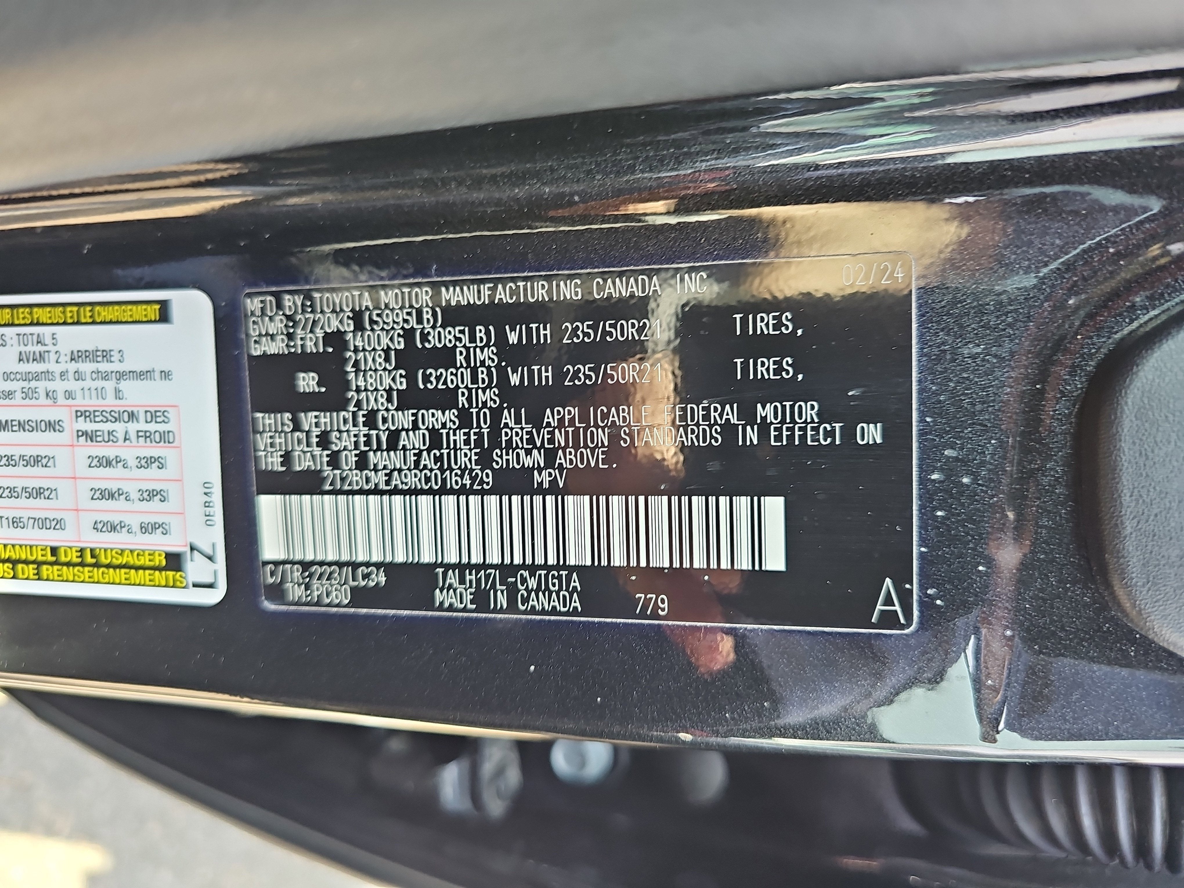 2024 Lexus RX RX 500h F SPORT Performance