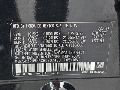 2017 Honda HR-V EX