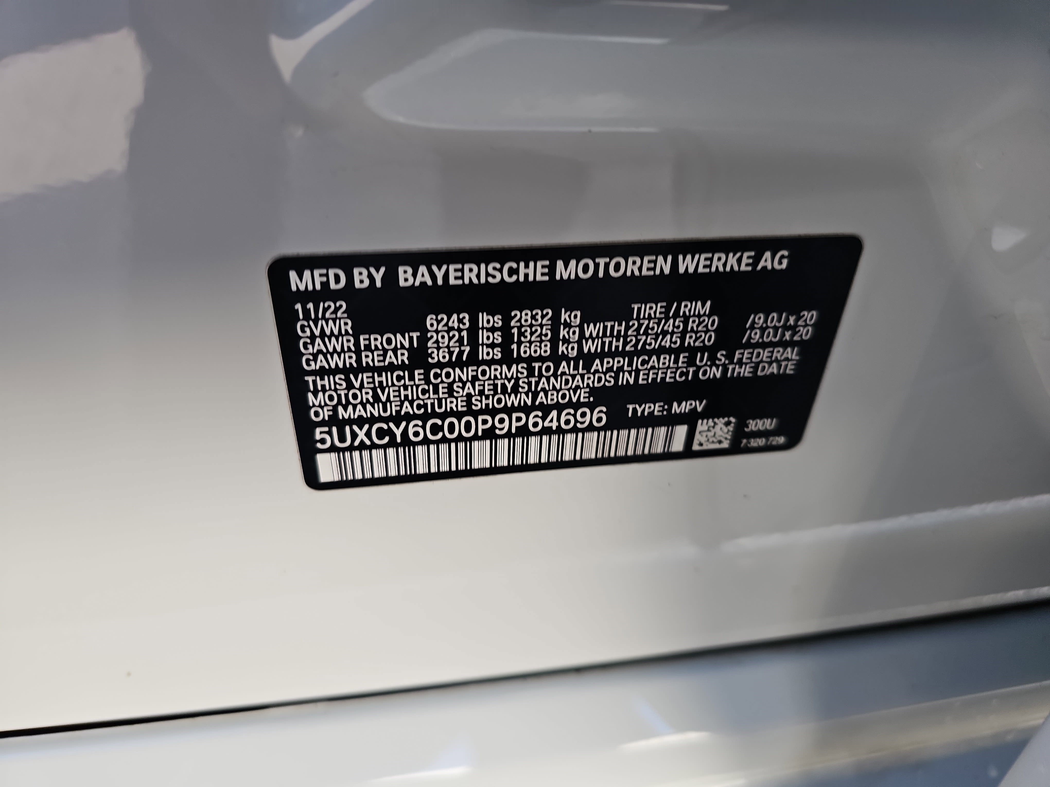 2023 BMW X6 xDrive40i