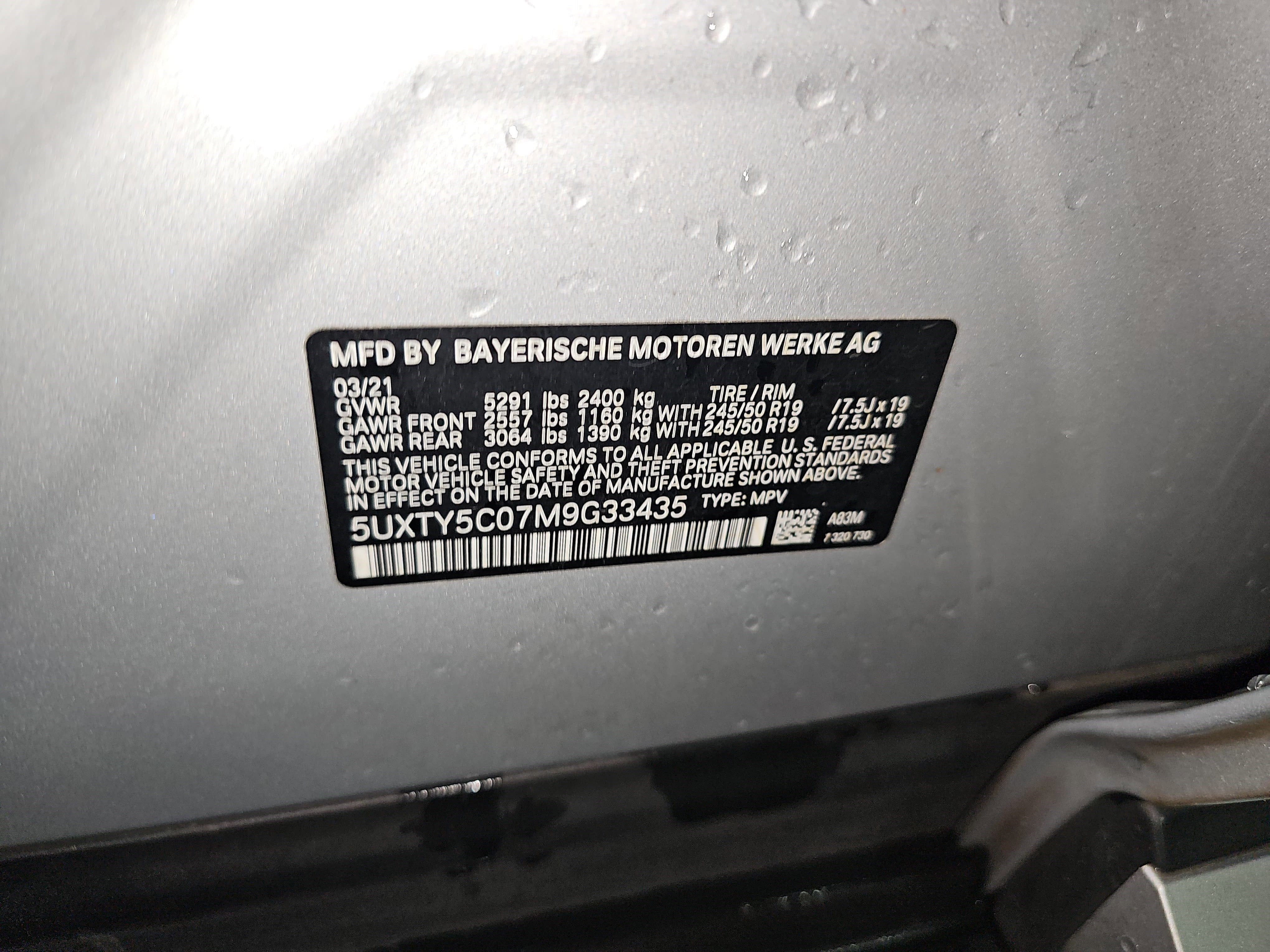 2021 BMW X3 xDrive30i