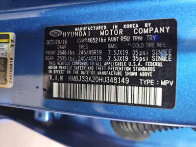 2017 Hyundai Tucson Sport