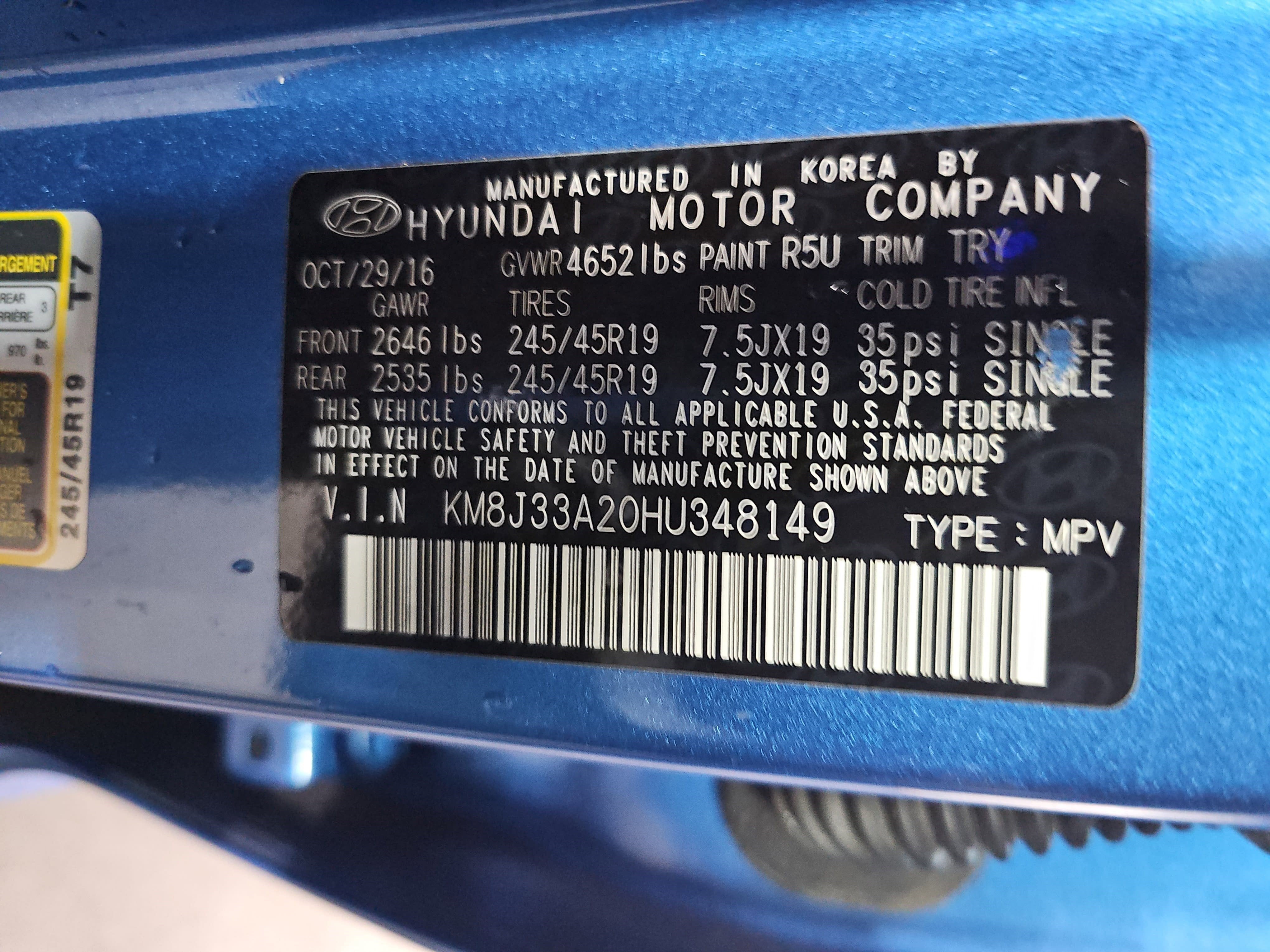 2017 Hyundai Tucson Sport