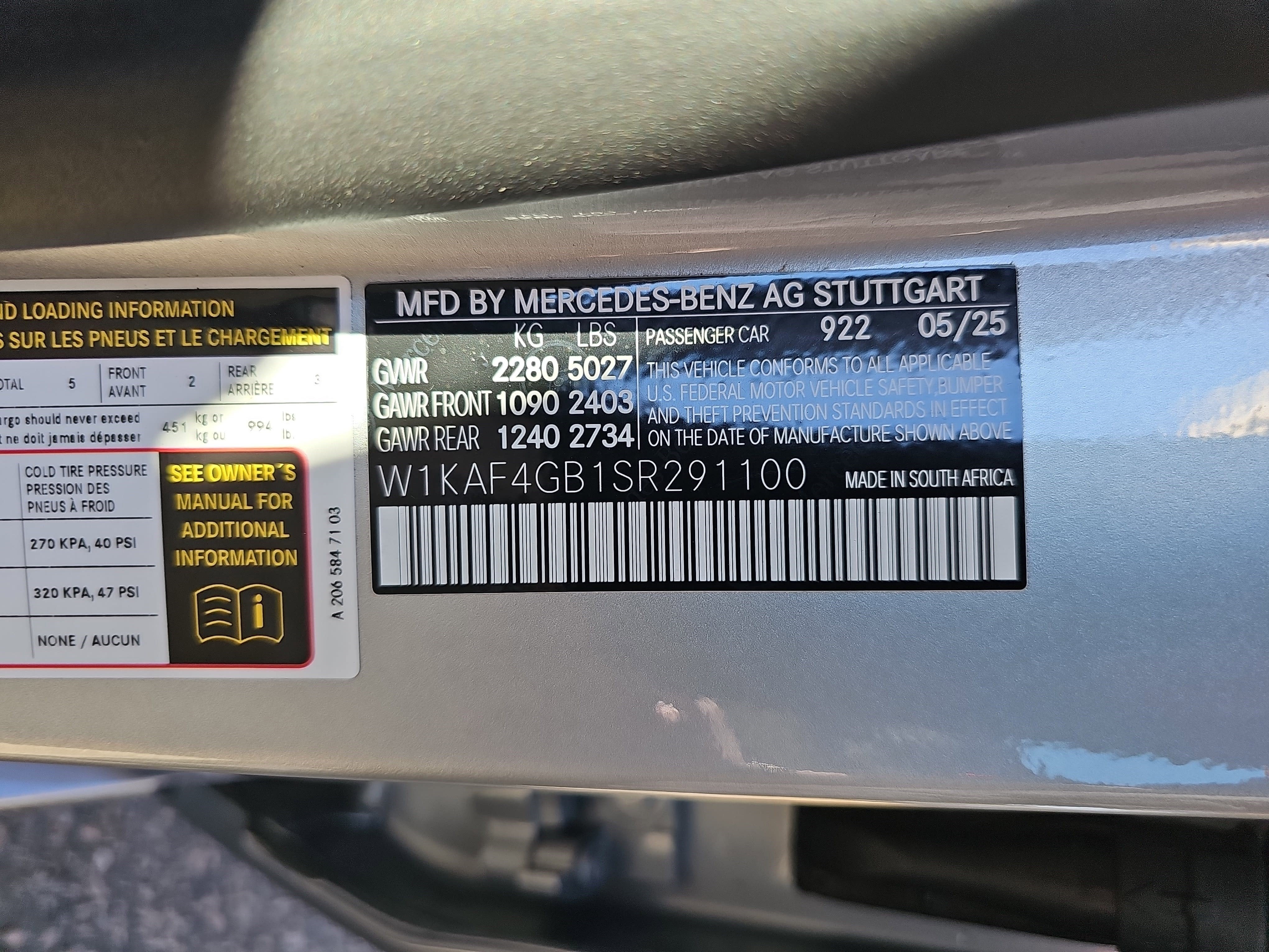 2025 Mercedes-Benz C-Class C 300