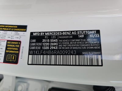 2024 Mercedes-Benz E-Class E 350