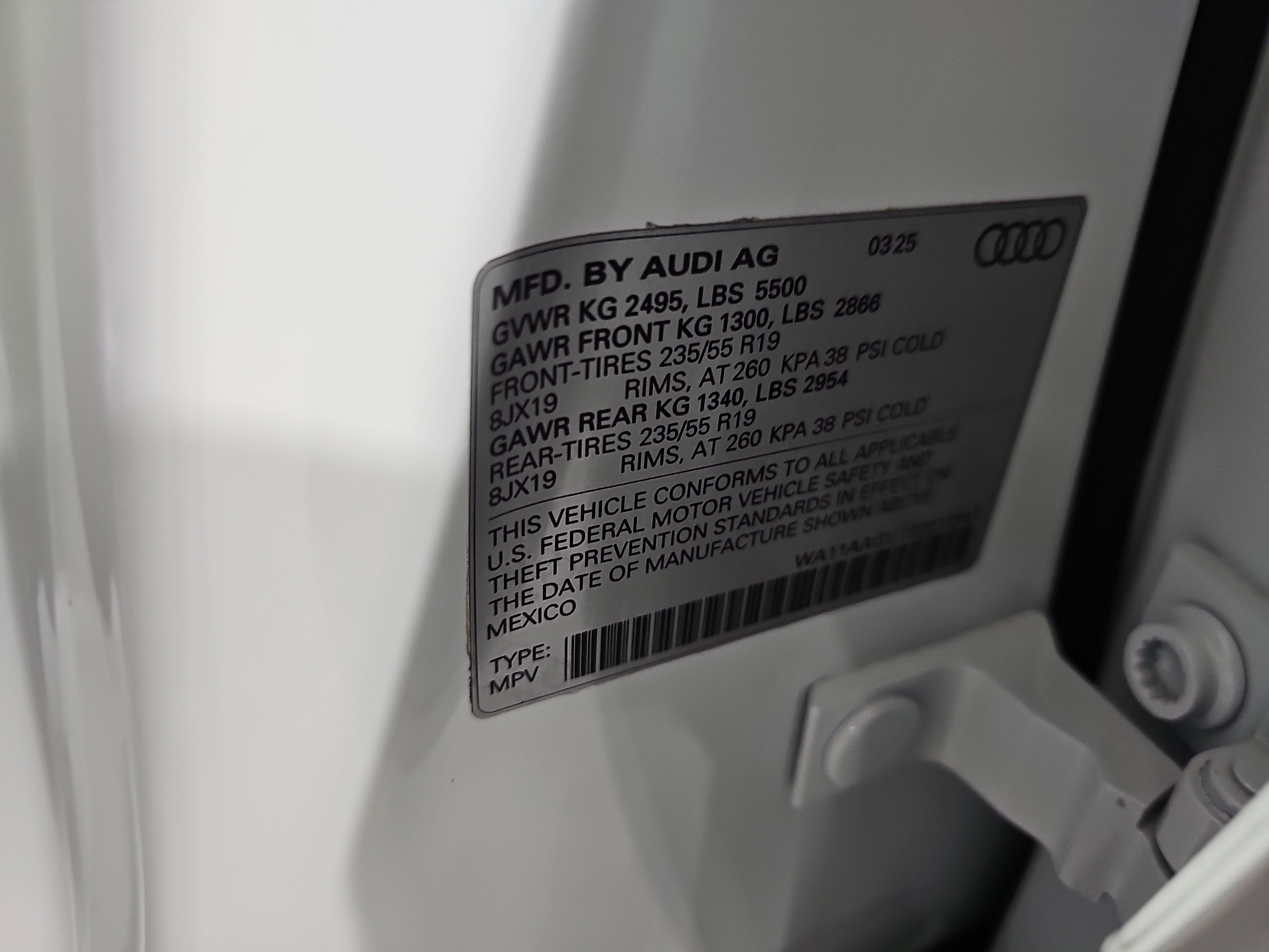 2025 Audi Q5 Premium