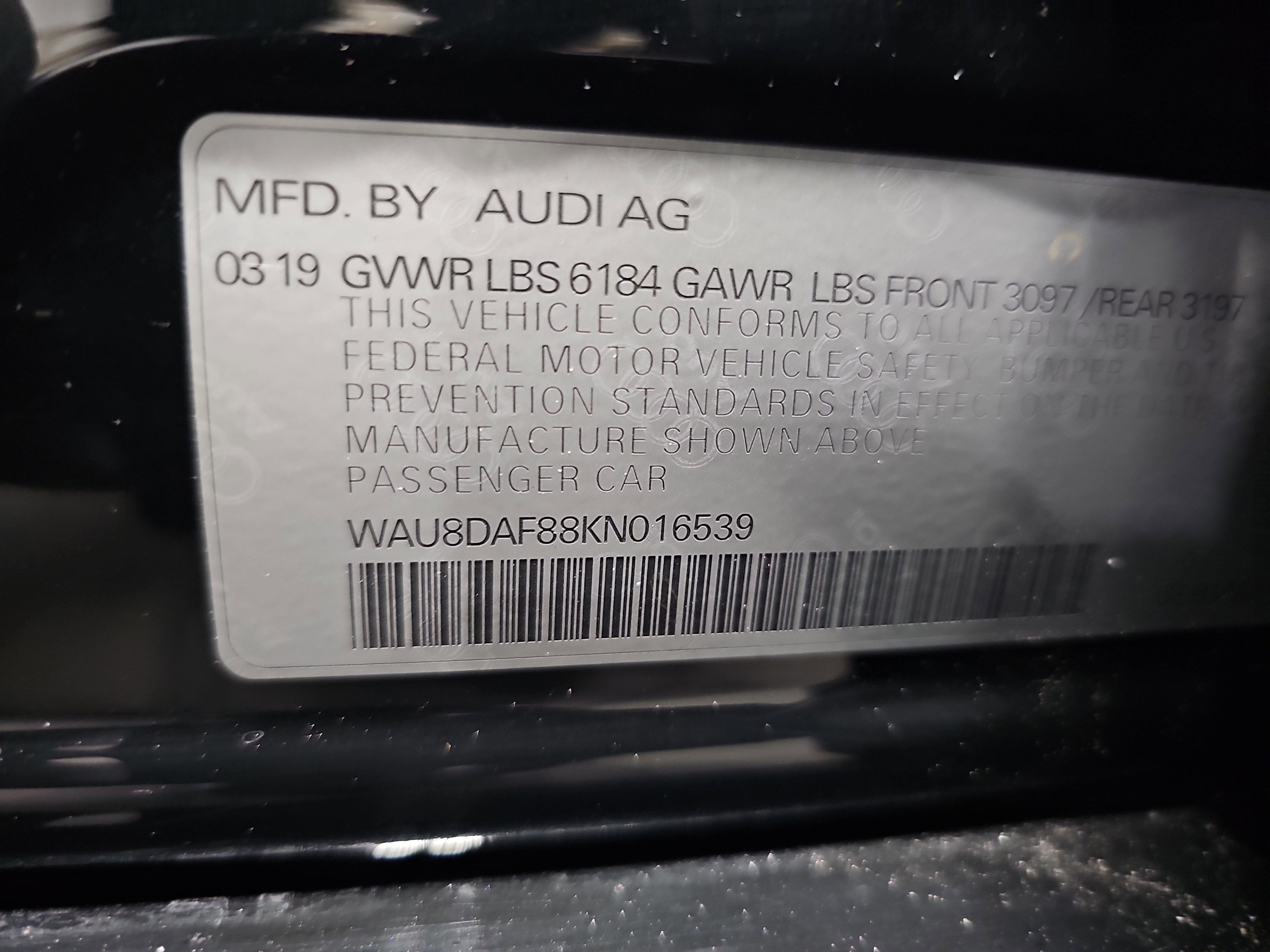2019 Audi A8 L L 55