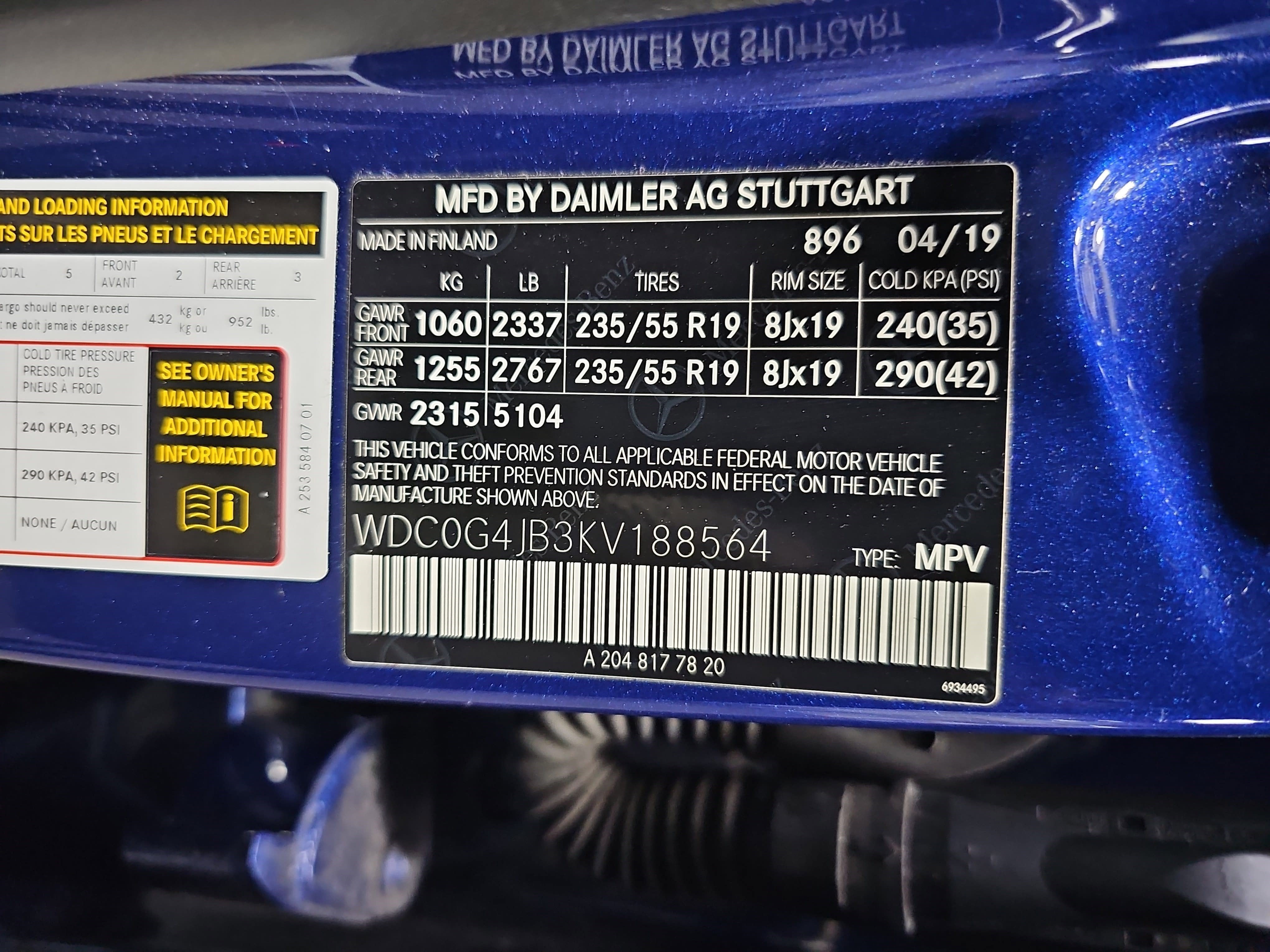 2019 Mercedes-Benz GLC GLC 300