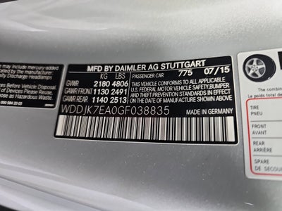 2016 Mercedes-Benz SL-Class AMG® SL 63