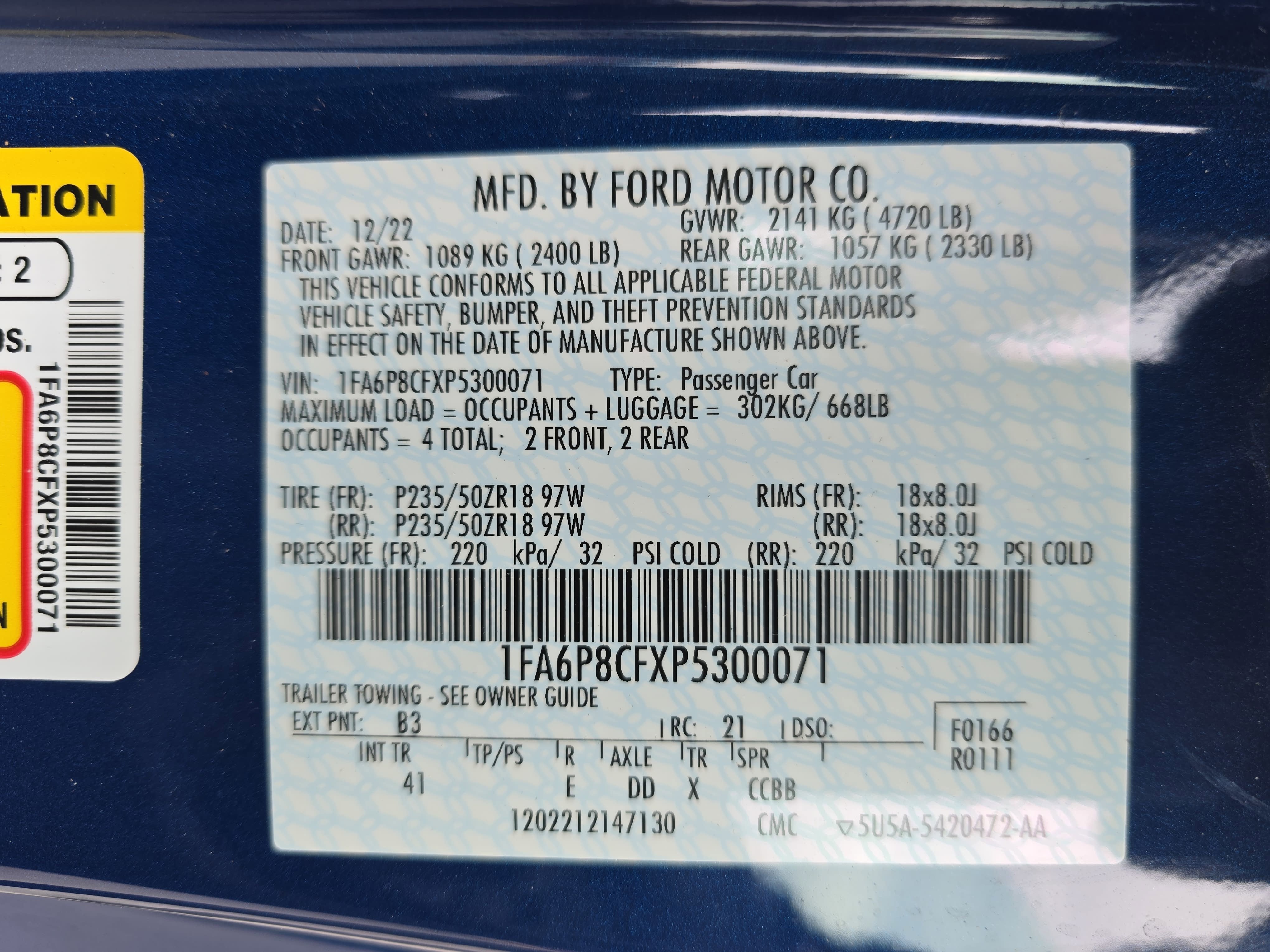 2023 Ford Mustang GT Premium