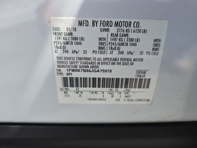 2018 Ford Explorer Base