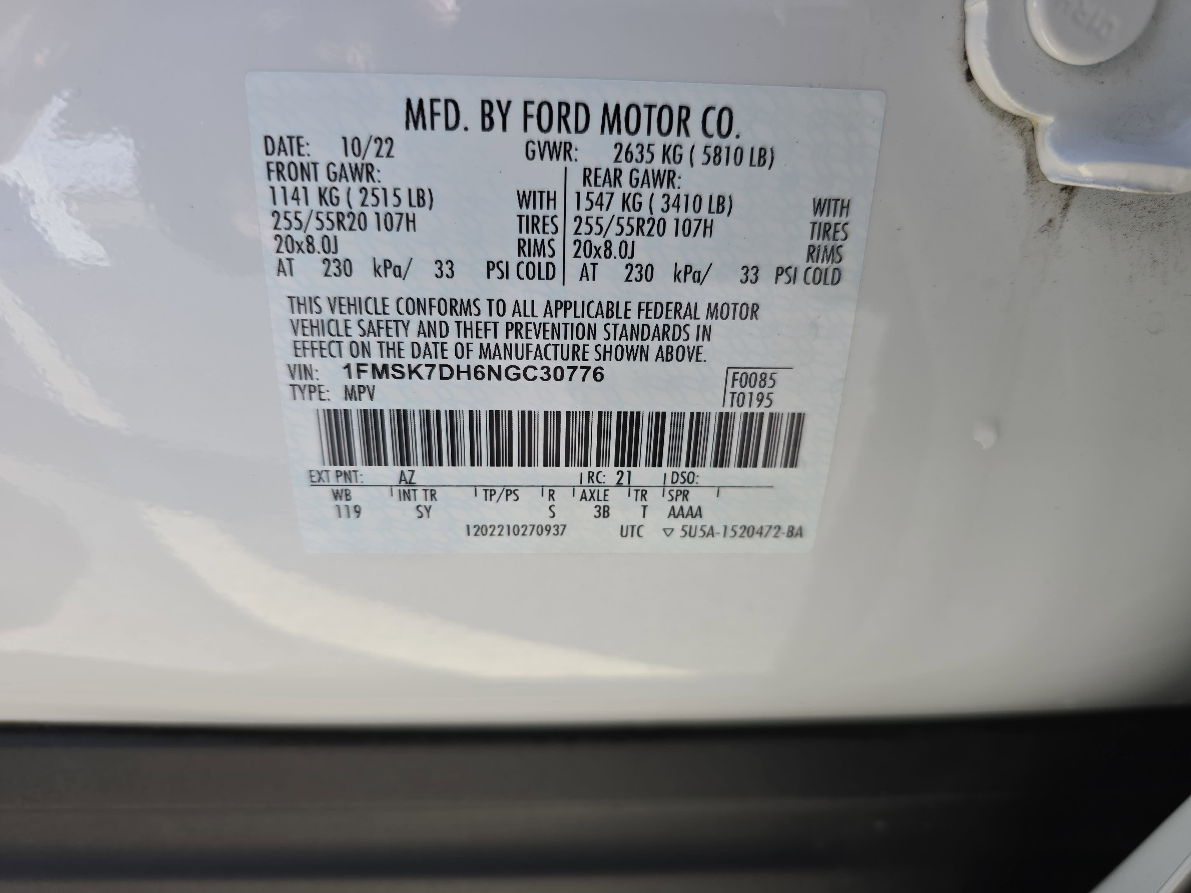 2022 Ford Explorer XLT