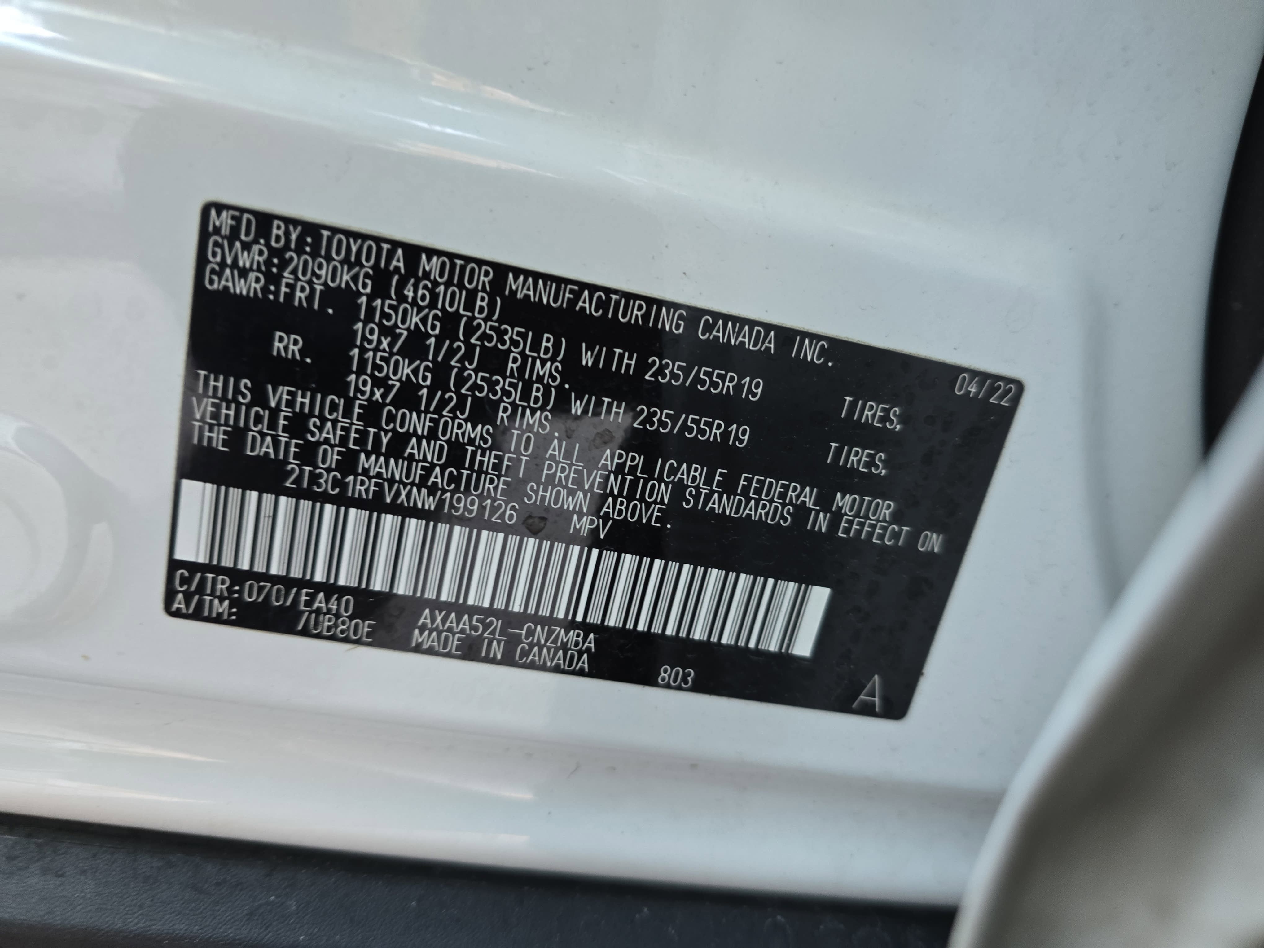 2022 Toyota RAV4 XLE Premium