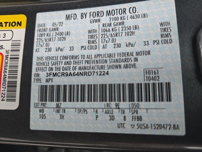 2022 Ford Bronco Sport Base