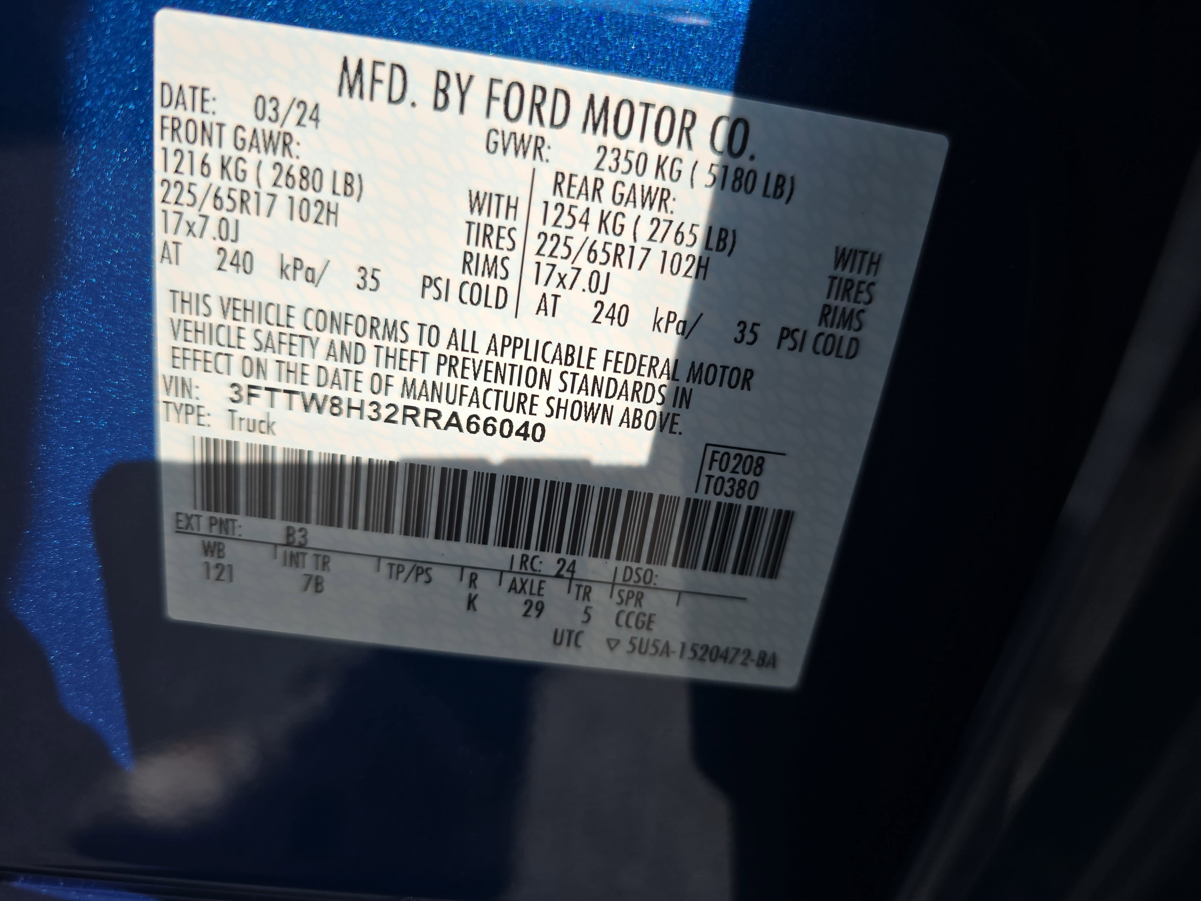 2024 Ford Maverick XLT