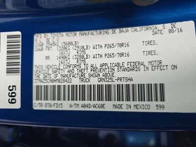 2017 Toyota Tacoma TRD Off Road