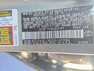 2014 Toyota Camry L