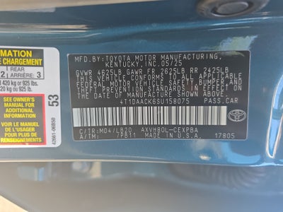 2025 Toyota Camry XSE