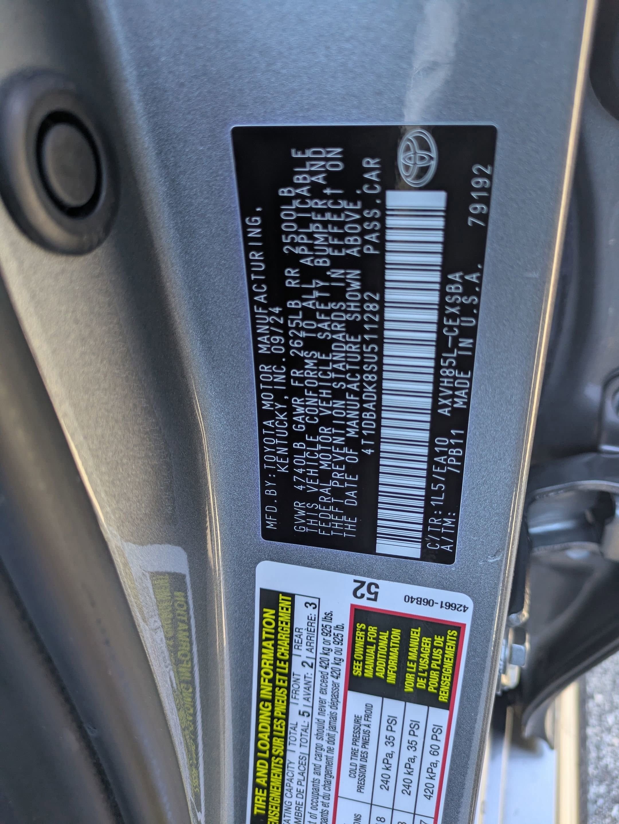 2025 Toyota Camry SE