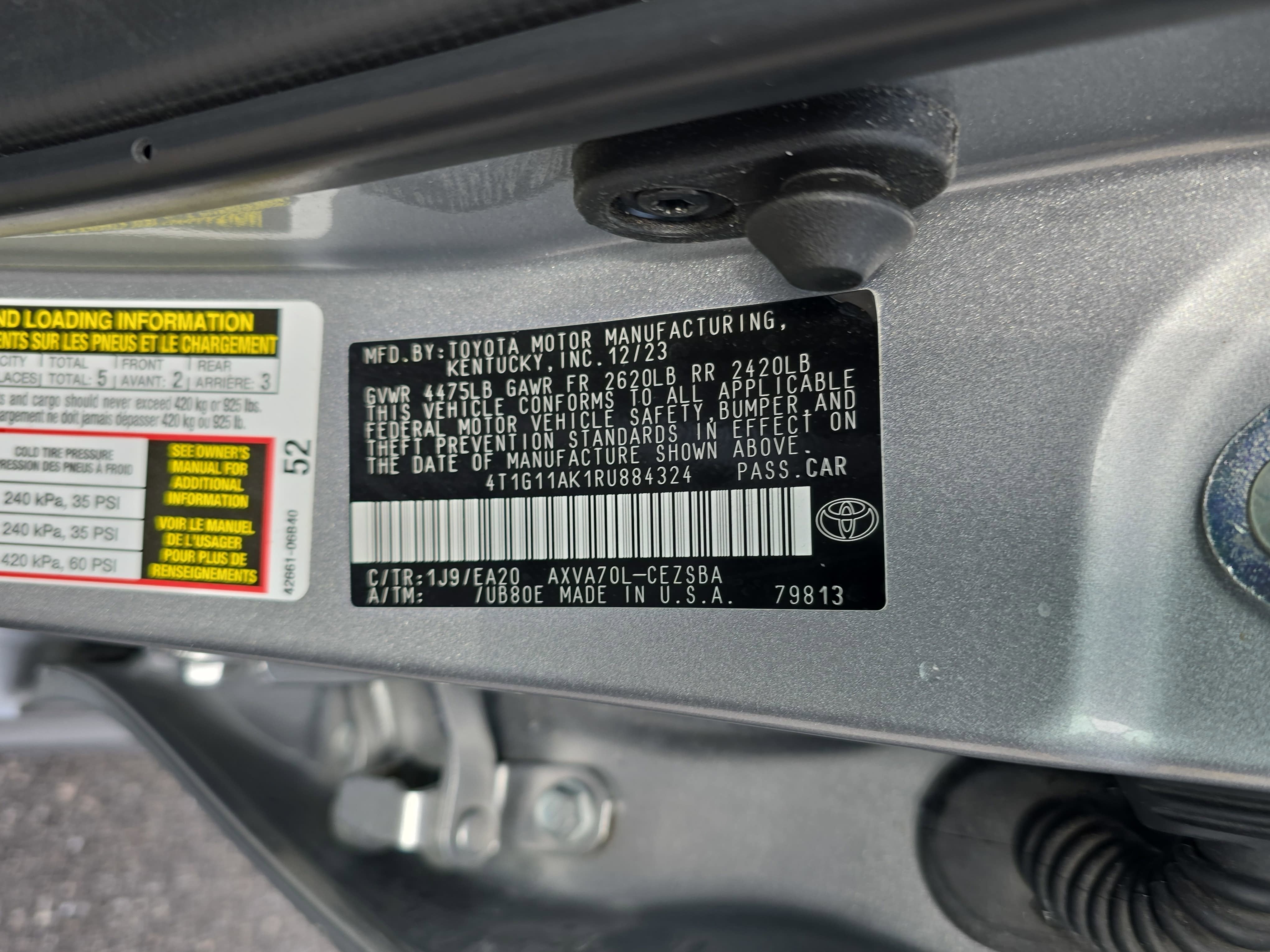 2024 Toyota Camry SE