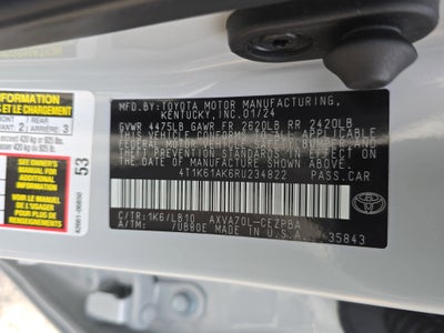 2024 Toyota Camry XSE