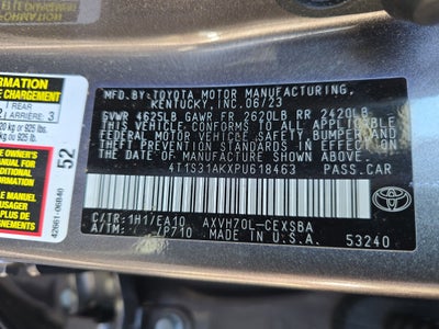 2023 Toyota Camry Hybrid SE