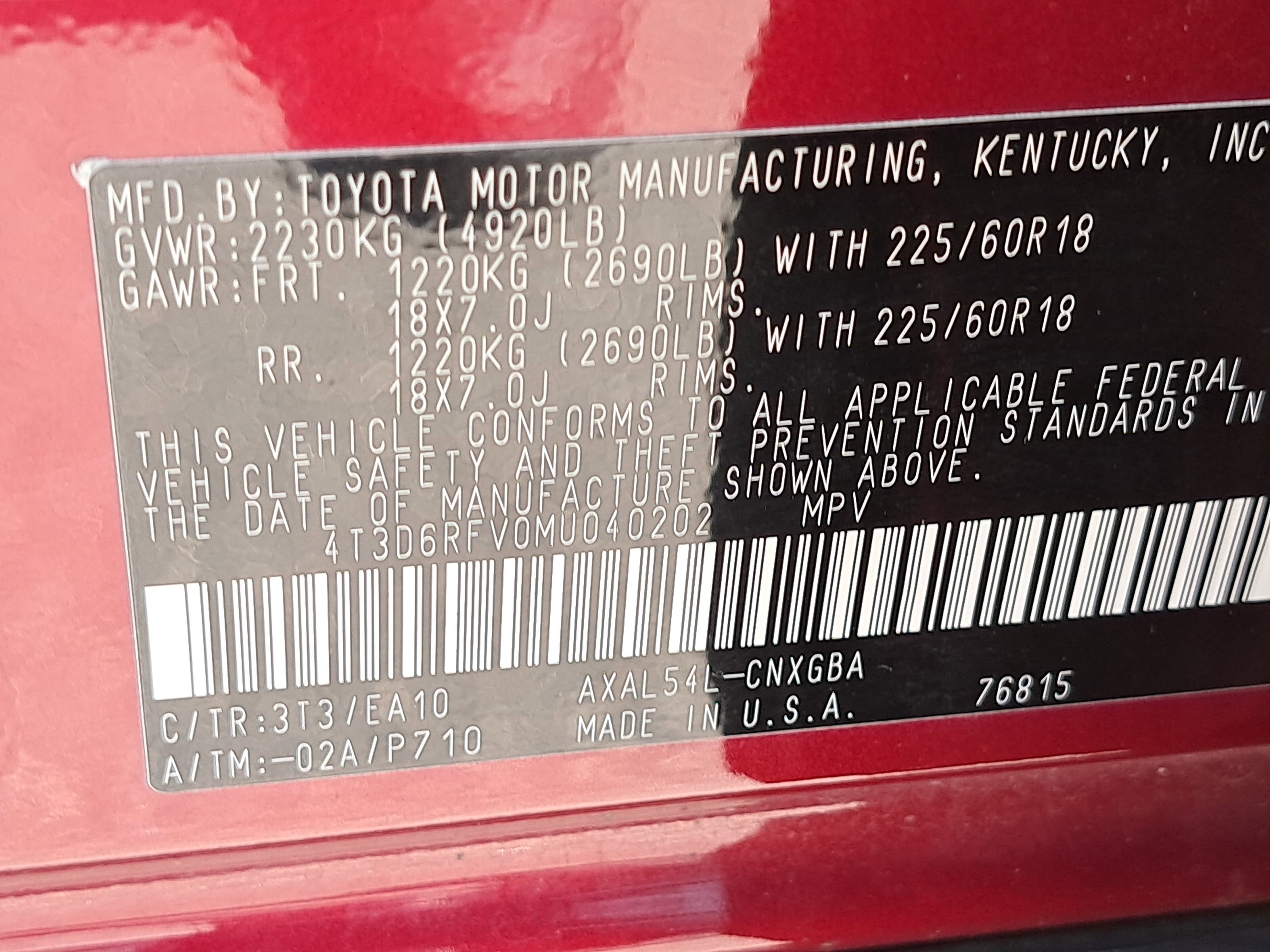 2021 Toyota RAV4 Hybrid Hybrid Limited