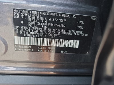 2021 Toyota RAV4 Hybrid XLE