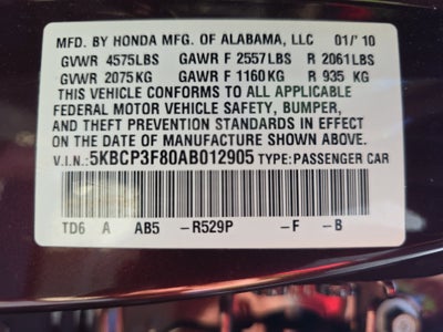 2010 Honda Accord EX-L