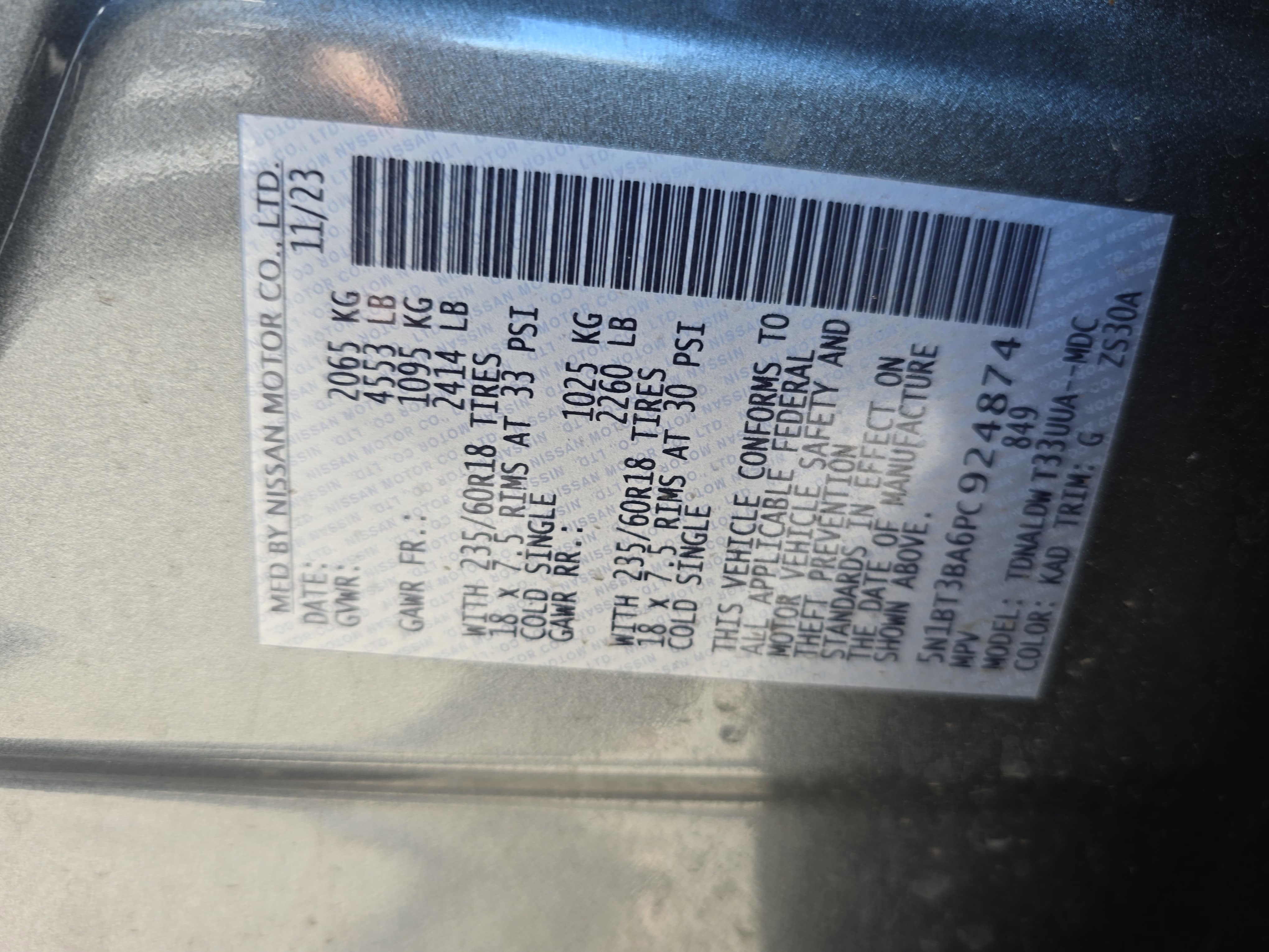 2023 Nissan Rogue SV