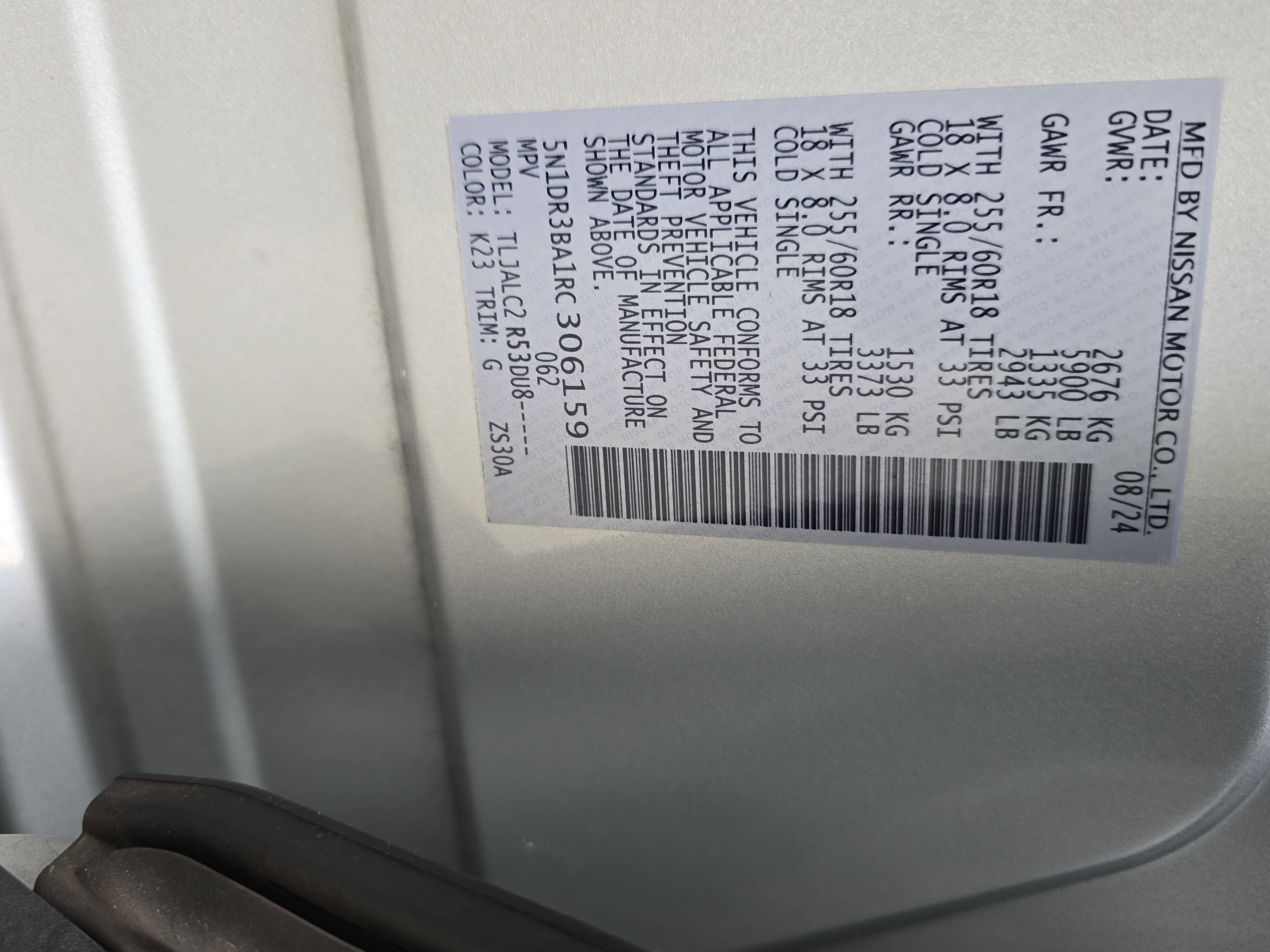 2024 Nissan Pathfinder SV