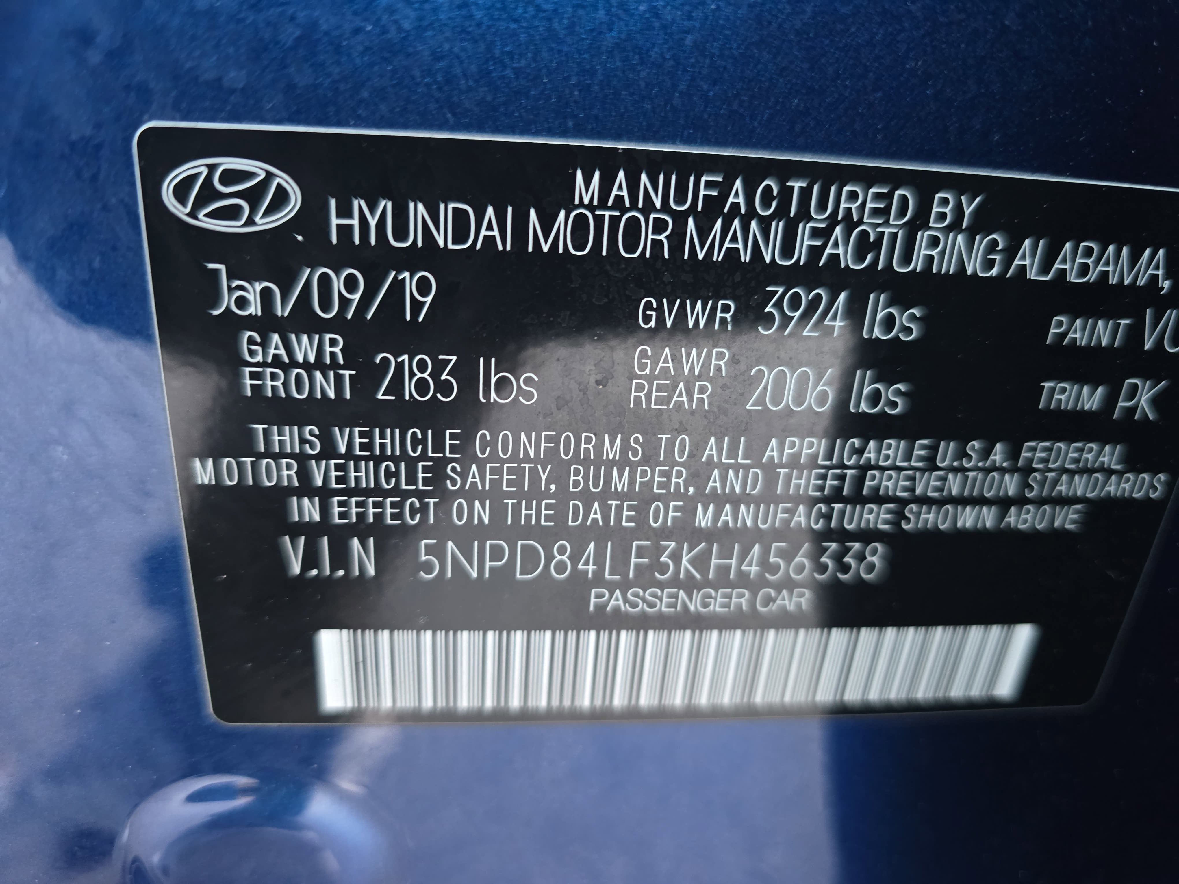 2019 Hyundai Elantra SEL