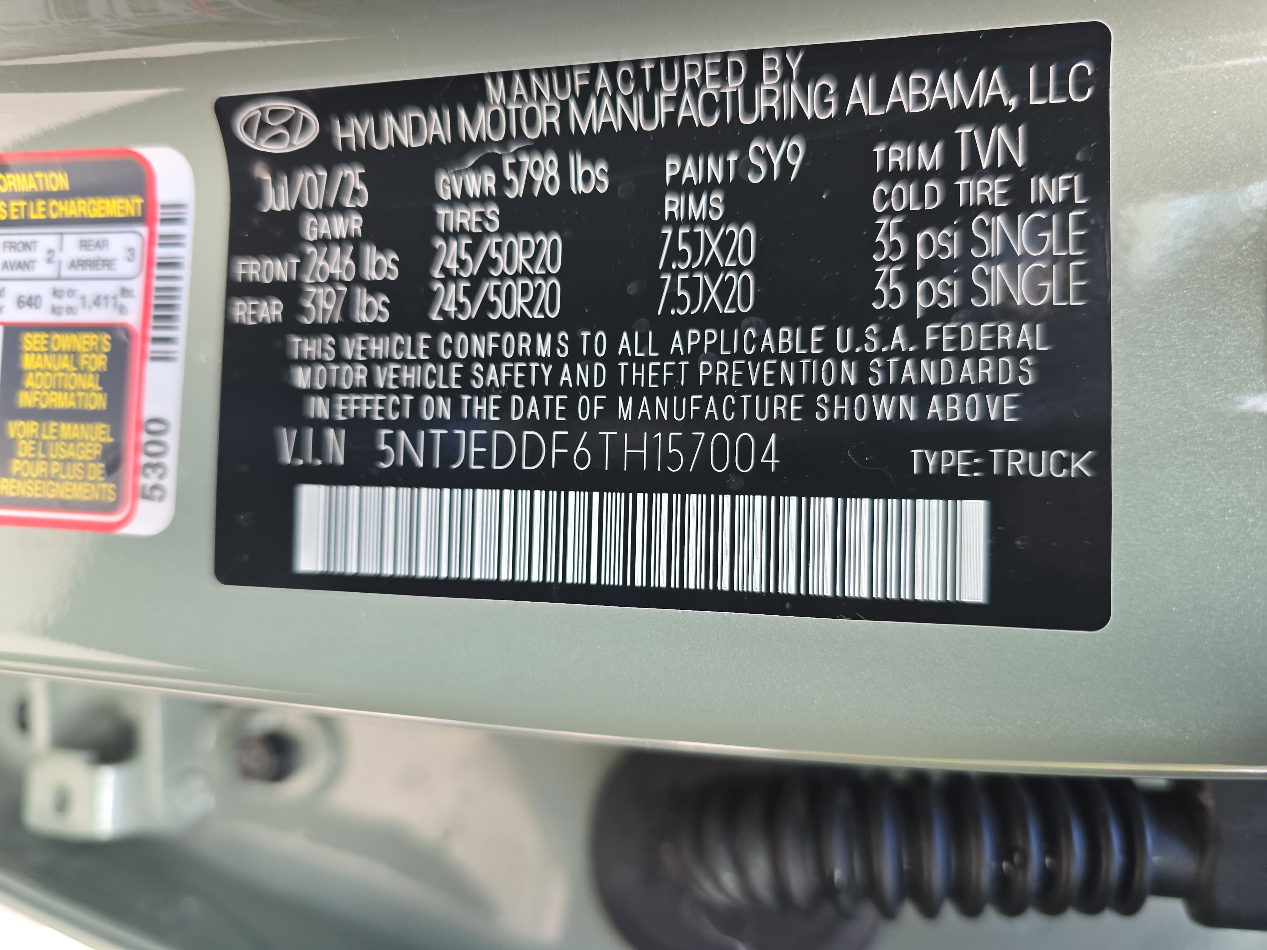 2026 Hyundai Santa Cruz Limited