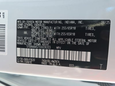 2025 Toyota Grand Highlander LE