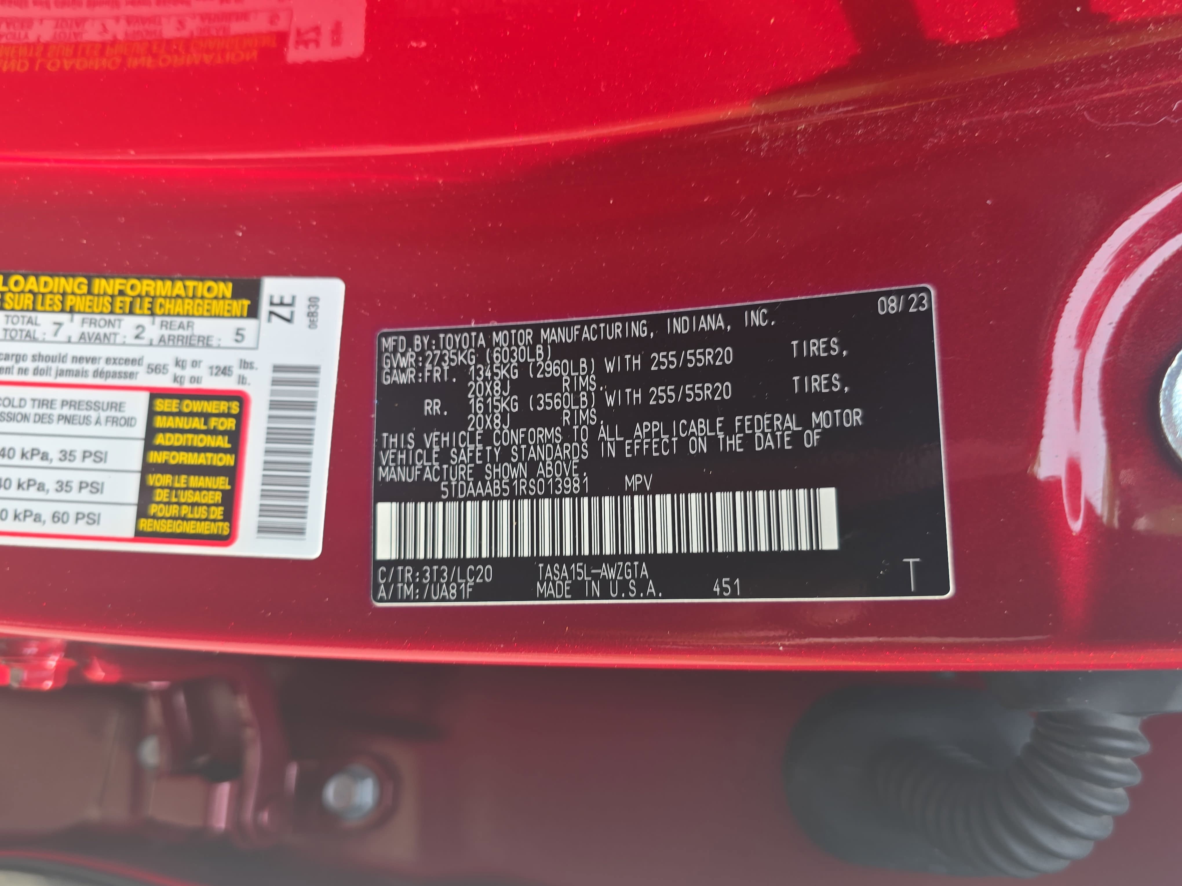 2024 Toyota Grand Highlander Limited