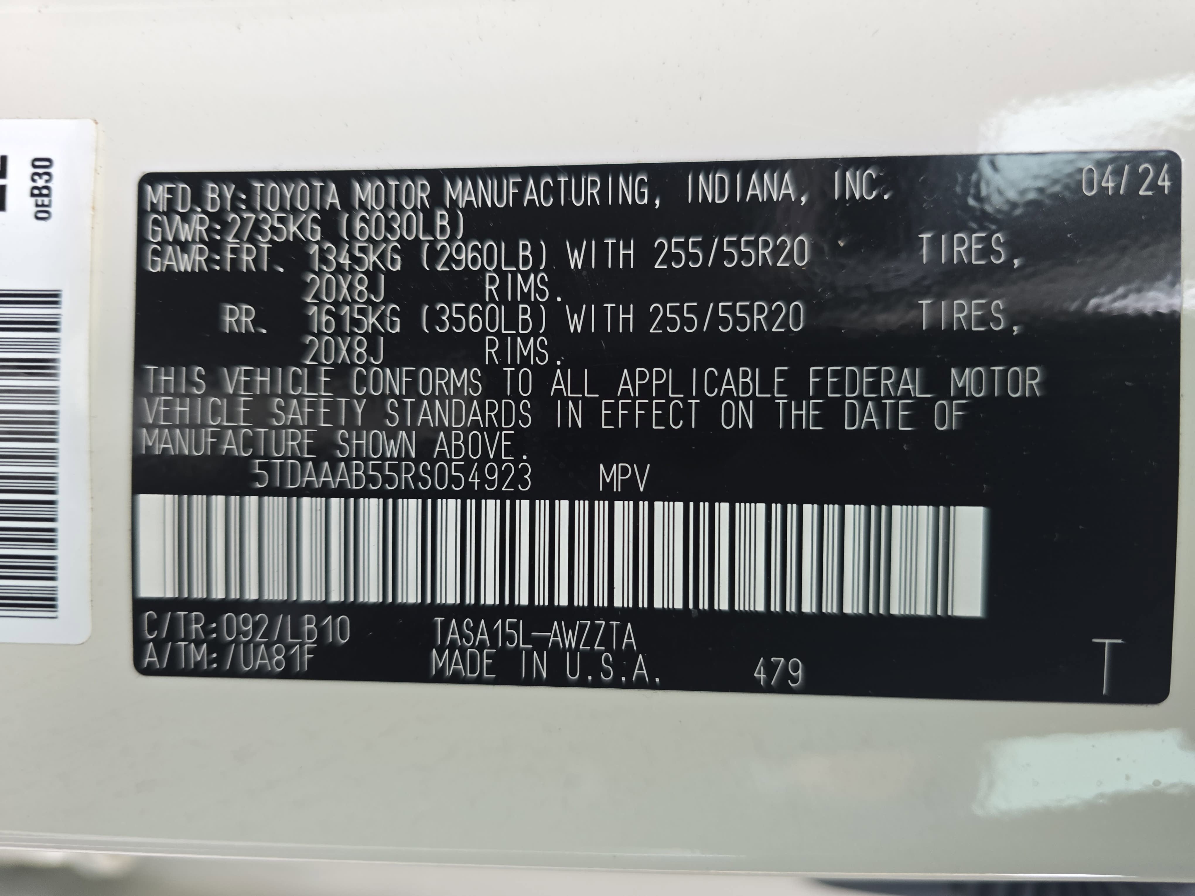 2024 Toyota Grand Highlander Platinum