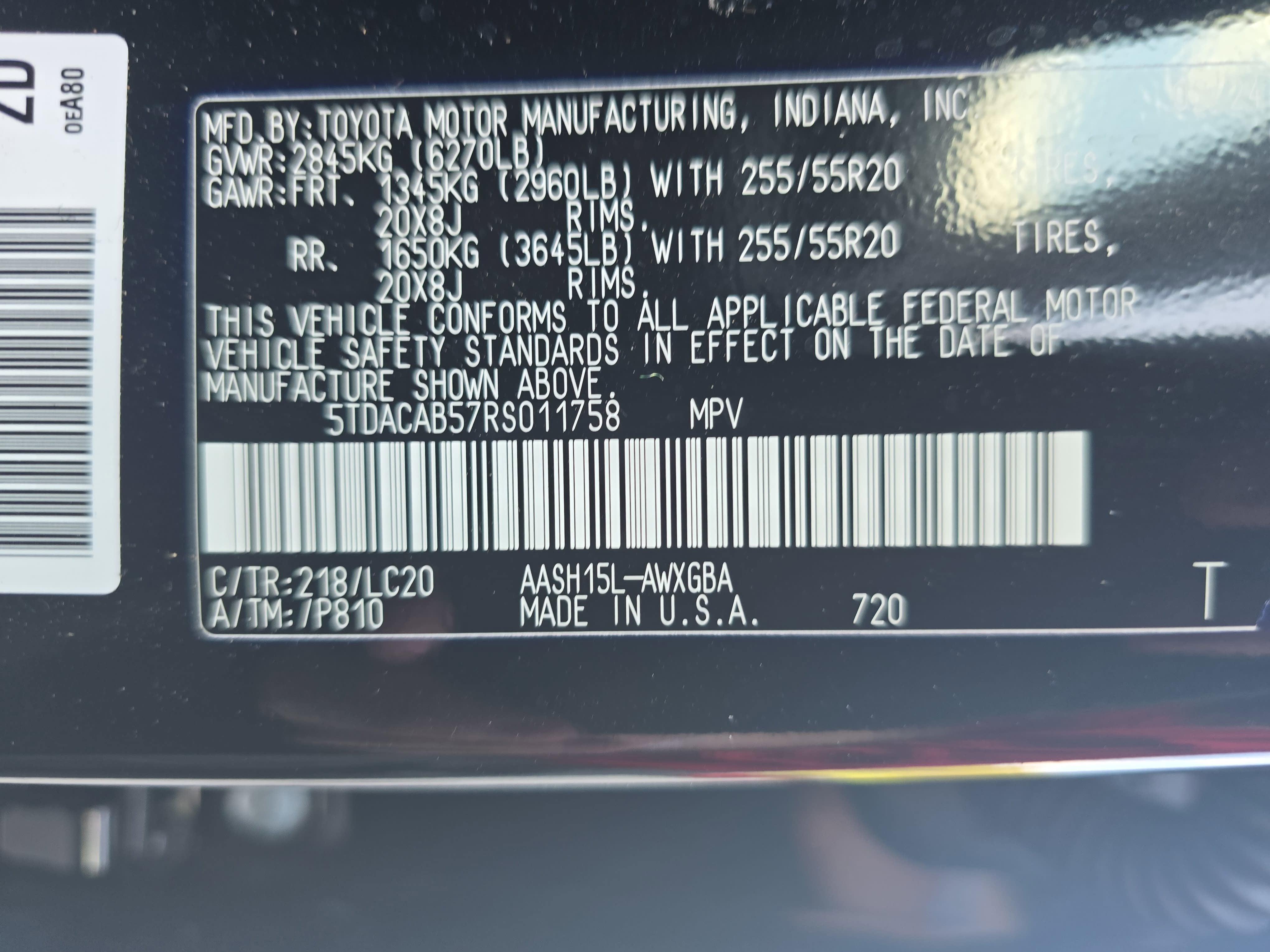 2024 Toyota Grand Highlander Hybrid Hybrid Limited