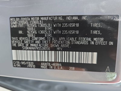 2024 Toyota Highlander Hybrid Hybrid XLE