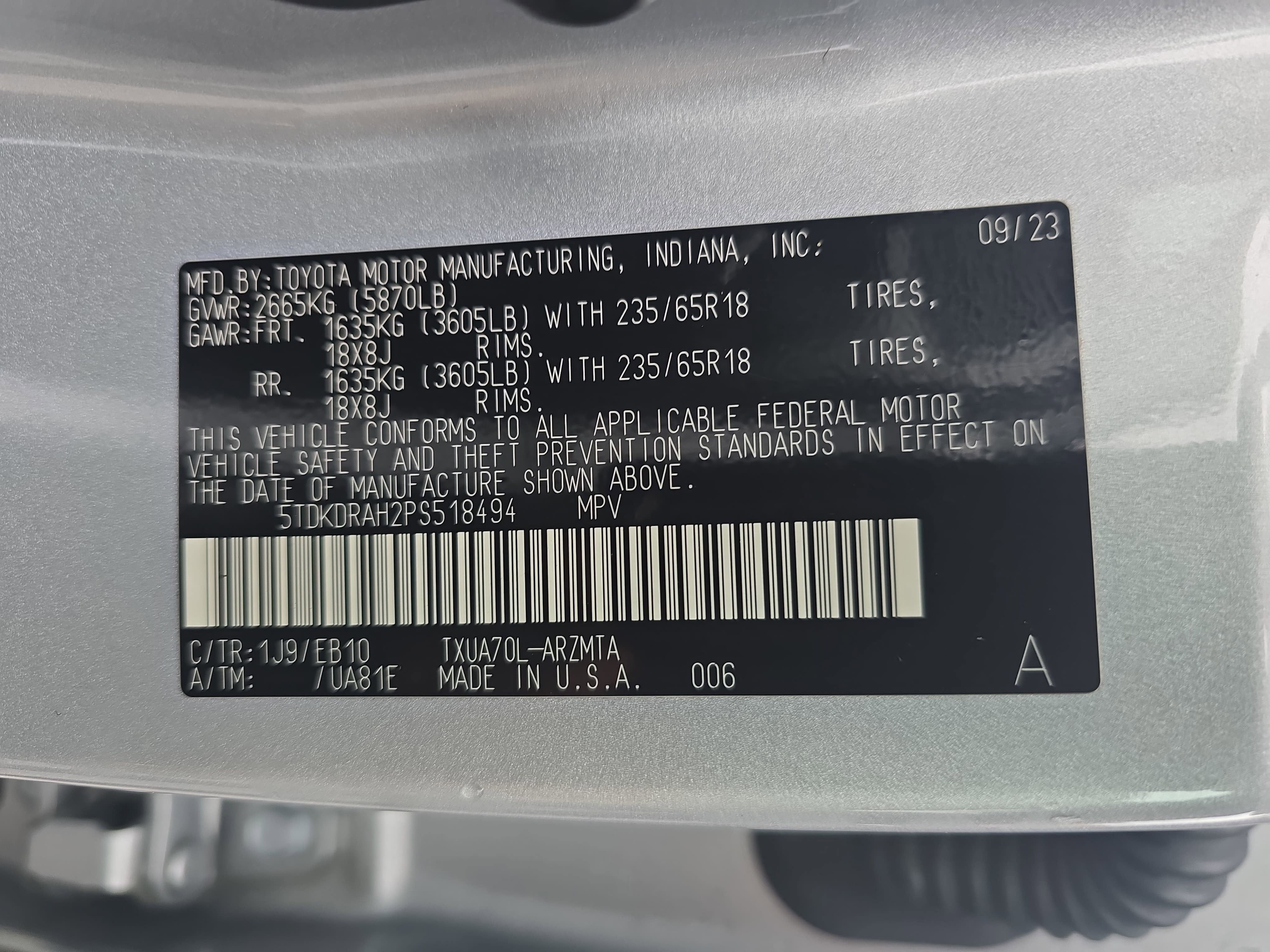 2023 Toyota Highlander XLE