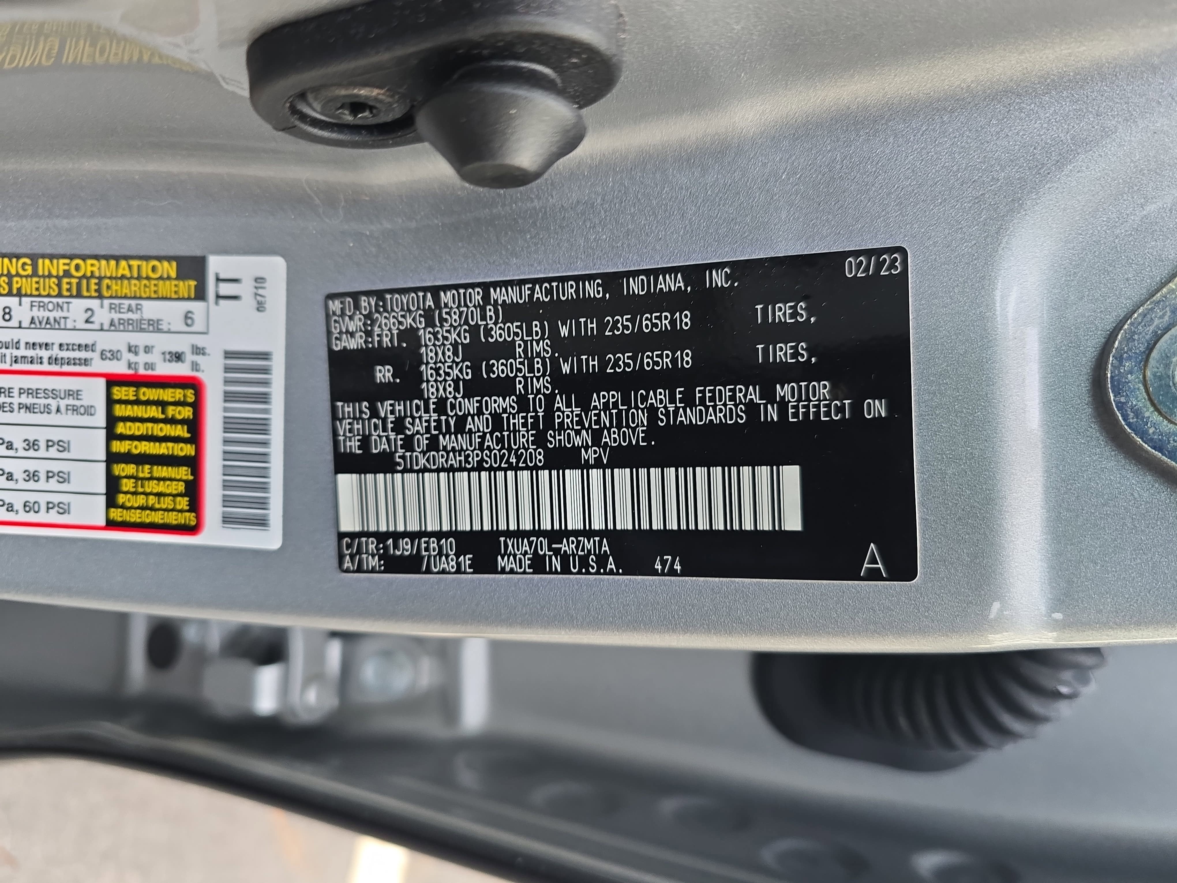 2023 Toyota Highlander XLE