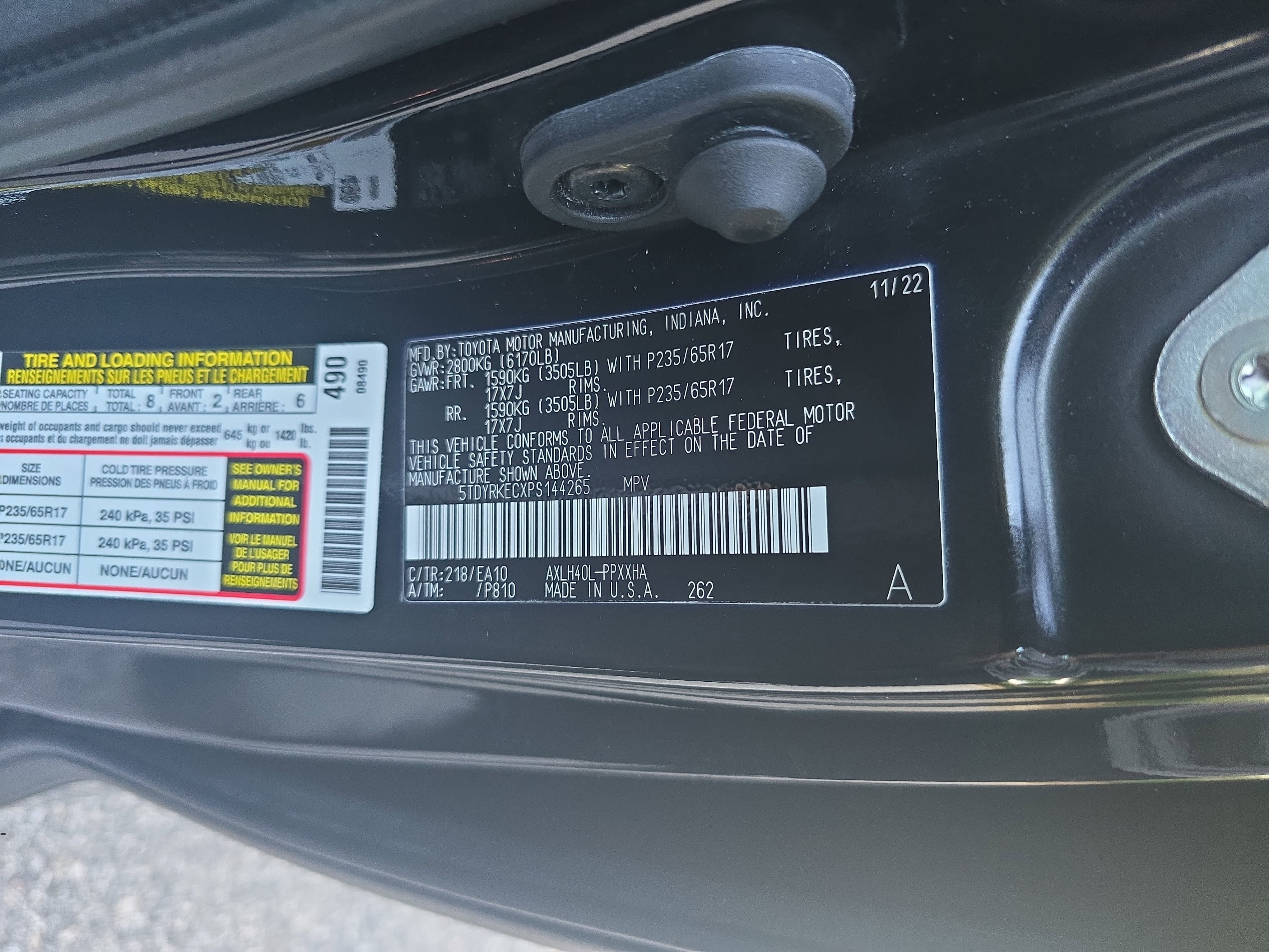 2023 Toyota Sienna XLE