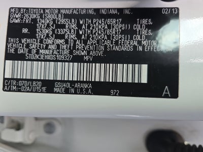 2013 Toyota Highlander SE