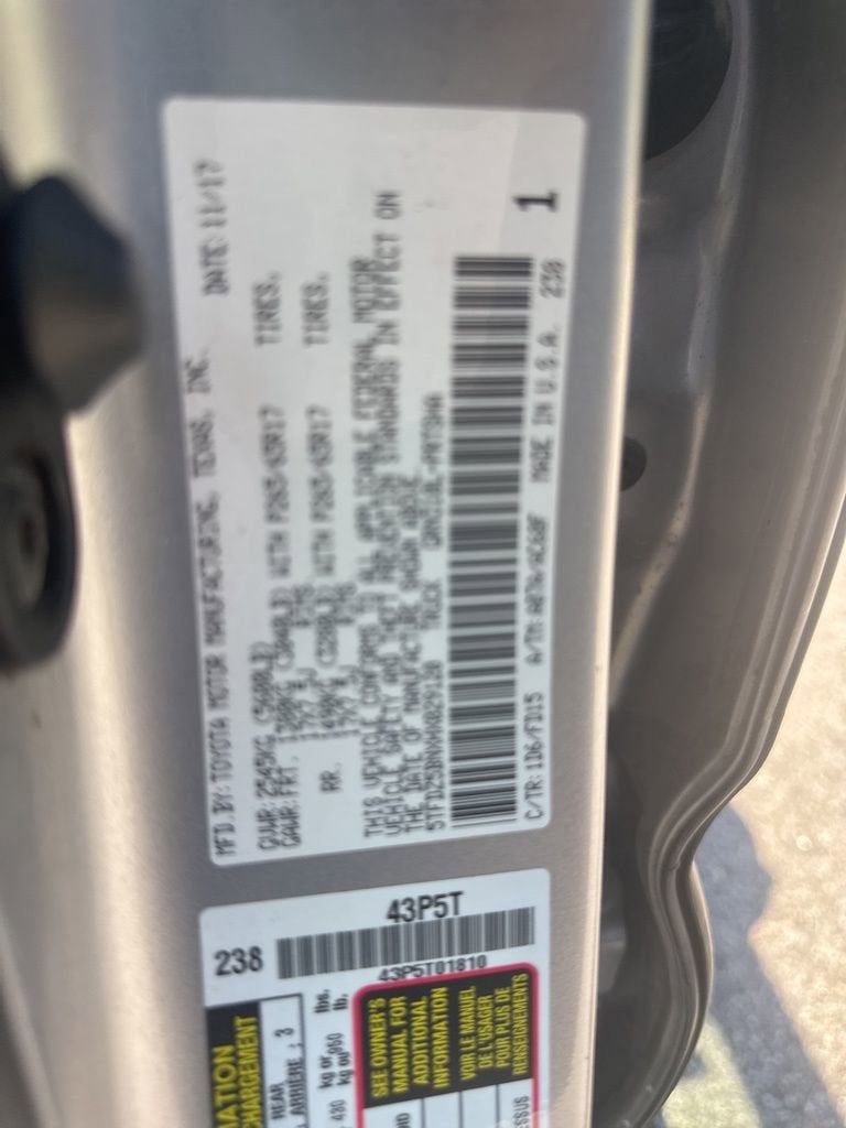 2017 Toyota Tacoma TRD Sport