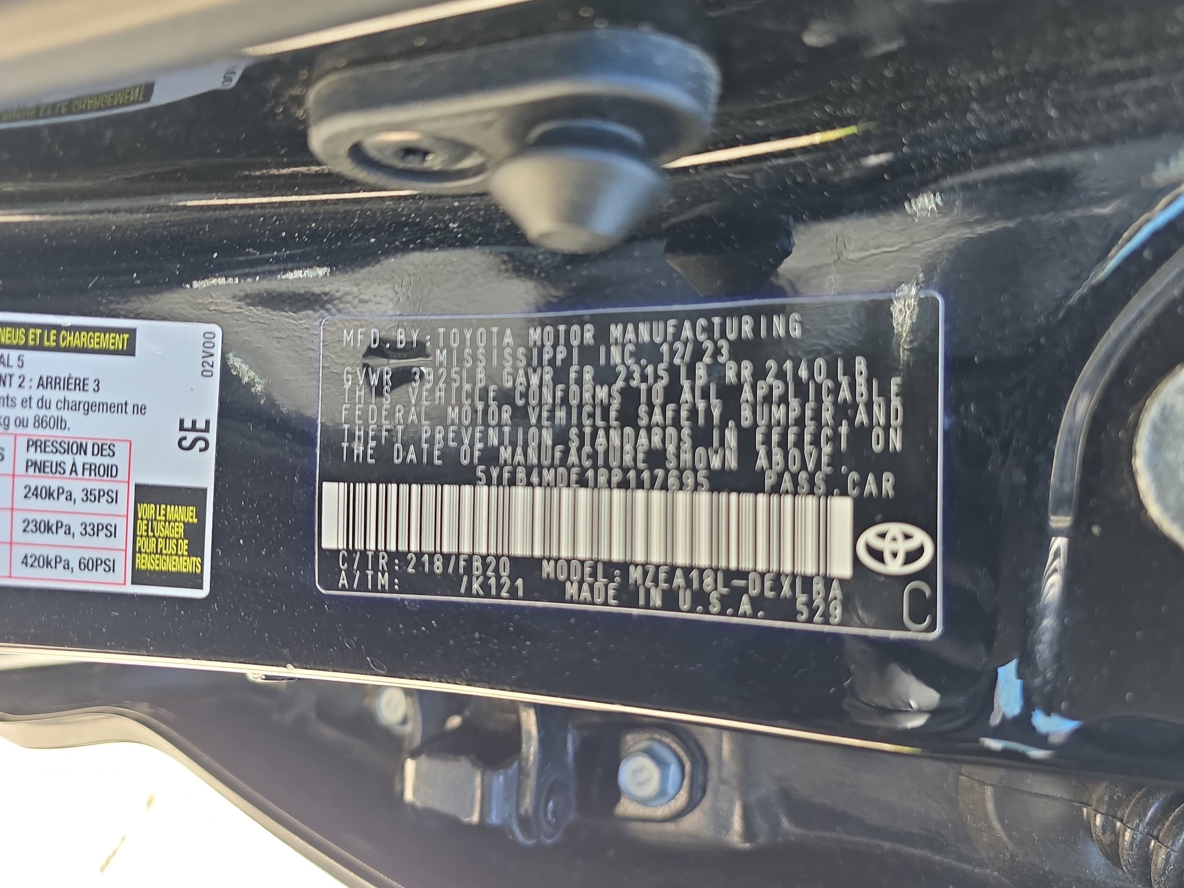 2024 Toyota Corolla LE