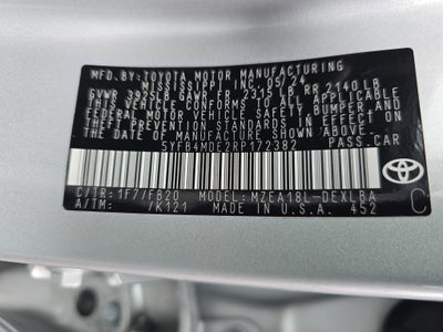 2024 Toyota Corolla LE