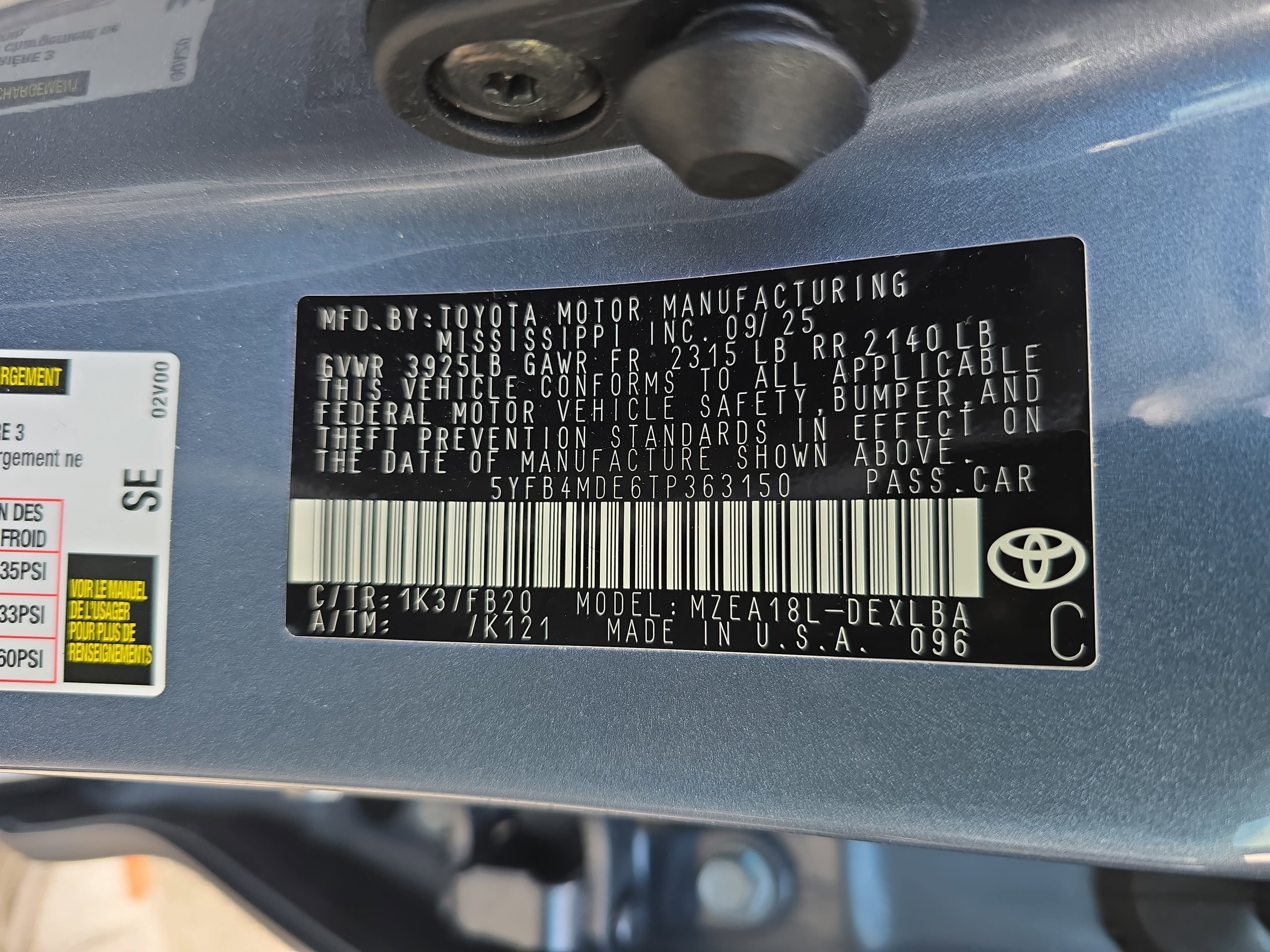 2026 Toyota Corolla LE