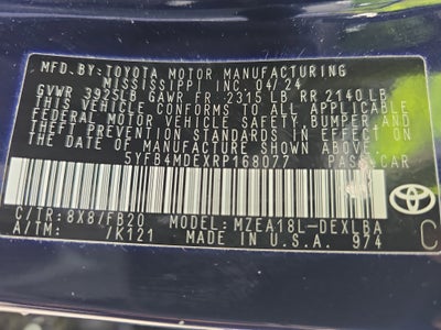 2024 Toyota Corolla LE