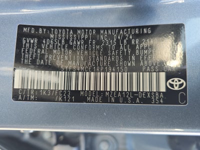 2024 Toyota Corolla SE